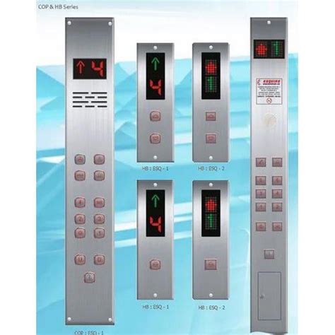 stainless steel elevator cop integrated control box|step elevator cop.